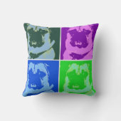 パグアポップ・アートのート クッション (裏面)