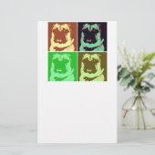 パグアポップ・アートのート 便箋 (スタンド正面)