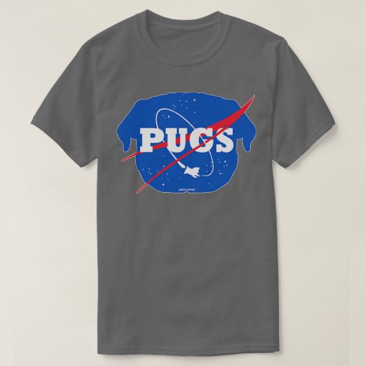 パグイン宇宙 Tシャツ (デザイン正面)