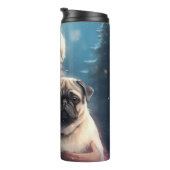 パグウィズサンタクロースフェスティバルクリスマス タンブラー (回転右)