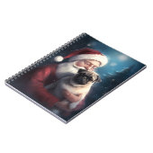 パグウィズサンタクロースフェスティバルクリスマス ノートブック (左側)