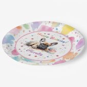 パグウォーター色紙プレート ペーパープレート (アングル)