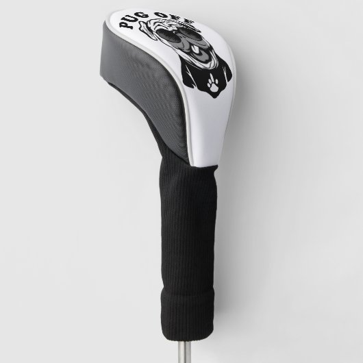 パグオフ | Pugおもしろい愛好家のためのPunユーモア ゴルフヘッドカバー (アングル)