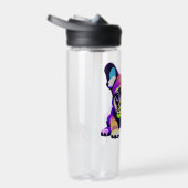 パグカラフルドッグパピー ウォーターボトル (右面)