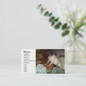 パグカードを支払って下さい 名刺 (スタンド正面)