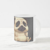 パグガラス フロストグラスマグカップ (正面右)