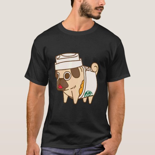 パグキンスパイスラテ Tシャツ (正面)