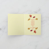 パグキン香辛料:ハッピー秋, Y'allグリーティングカード カード (内部)