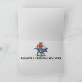 パグクールドグクリスマス シーズンカード (内部)