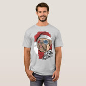 パグクールドグクリスマス Tシャツ (正面フル)