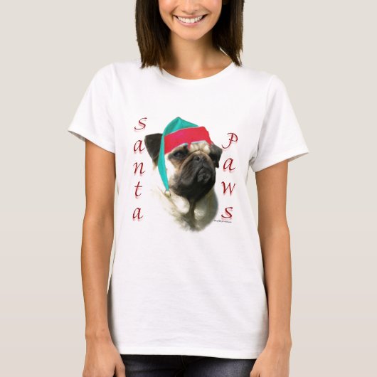 パグサンタポーズ Tシャツ (正面)