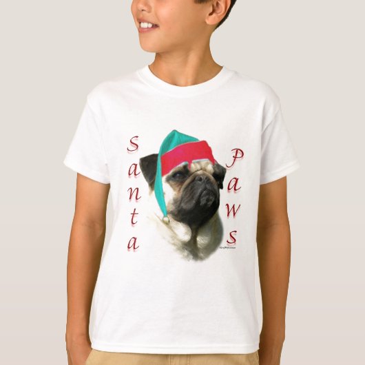 パグサンタポーズ Tシャツ (正面)