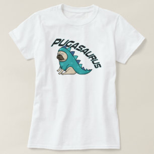 パグザウルス パグ 犬 Tシャツ