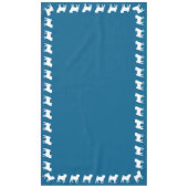 パグシルエットパピーベイビーシャワー テーブルクロス (正面)