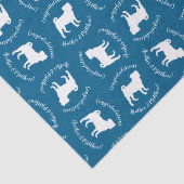 パグシルエットベビーシャワー 薄葉紙 (詳細)