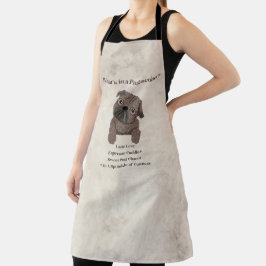 パグッチーノって何?かわいい犬パグ エプロン