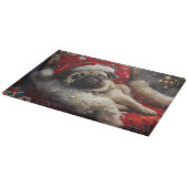 パグドッグクリスマスフェスティバル カッティングボード (角)