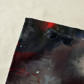 パグドッグクリスマスフェスティバル ビーチタオル (インサイチュ)