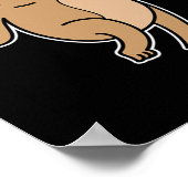 パグドッグドーズボクシング ポスター (角)