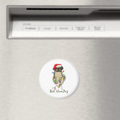 パグドッグバフンプグクリスマスおもしろいの開催 マグネット (インサイチュ (食洗機))