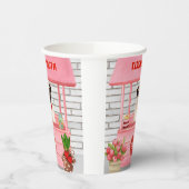 パグドッグバレンタインデーキスをするス 紙コップ (左)