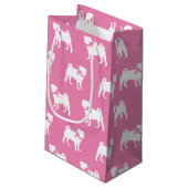 パグドッグパピースモール抱き枕 スモールペーパーバッグ (裏面アングル)