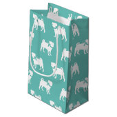 パグドッグパピースモール抱き枕 スモールペーパーバッグ (裏面アングル)