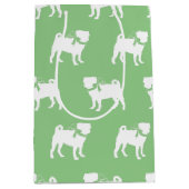 パグドッグパピーミディアム抱き枕 ミディアムペーパーバッグ (正面)