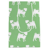 パグドッグパピーミディアム抱き枕 ミディアムペーパーバッグ (裏面)