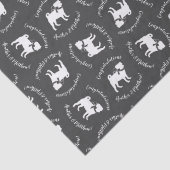 パグドッグベビーシャワーテーマ子犬男女兼用 薄葉紙 (詳細)