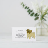 パグドッグボーディングケネル 名刺 (スタンド正面)