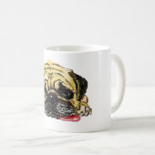 パグドッグマおもしろいグ コーヒーマグカップ (正面右)