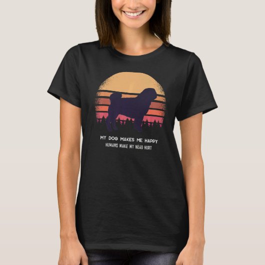パグドッグレトロ8 Tシャツ (正面)