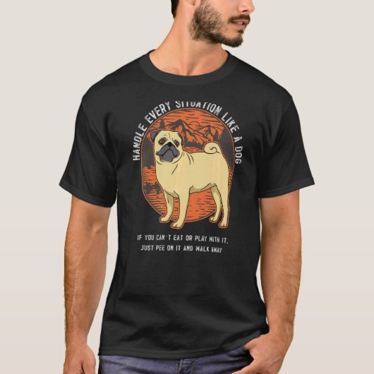 パグドッグヴィンテージ63 Tシャツ (正面)