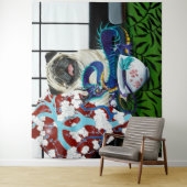 パグドッグ中国のドラゴン タペストリー (インサイチュ)