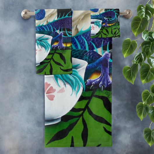 パグドッグ中国のドラゴン バスタオルセット