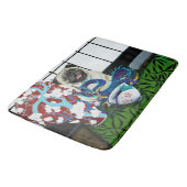 パグドッグ中国のドラゴン バスマット (アングル)