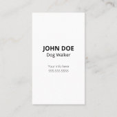 パグドッグ名刺 名刺 (裏面)