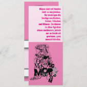 パグドッグ招待状 招待状 (正面/裏面)