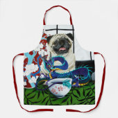 パグドラゴン中国のドラゴン エプロン (正面)