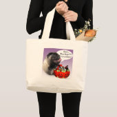 パグハロウィーンキャンディ ラージトートバッグ (正面(商品))