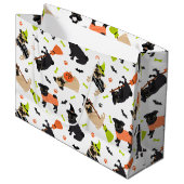 パグハロウィーン ラージペーパーバッグ (正面アングル)