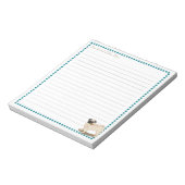 パグバラが並パーソナライズされたぶ ノートパッド (回転)