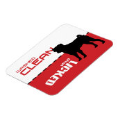 パグパグルドッグ食洗機マグネット – クリッククリーン マグネット (左側)