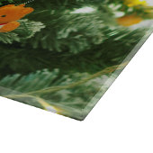 パグパピドグクリスマスツリーオーナメント雪だるま カッティングボード (角)