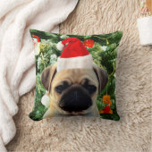 パグパピドグクリスマスツリーオーナメント雪だるま クッション (ブランケット)