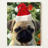 パグパピドグクリスマスツリーオーナメント雪だるま プランナー手帳 (裏面)