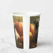 パグパピーオータムデライトカボチャ 紙コップ (左)