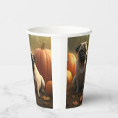 パグパピーオータムデライトカボチャ 紙コップ (右)