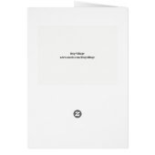 パグパピーフローラ誕生日カード (裏面)